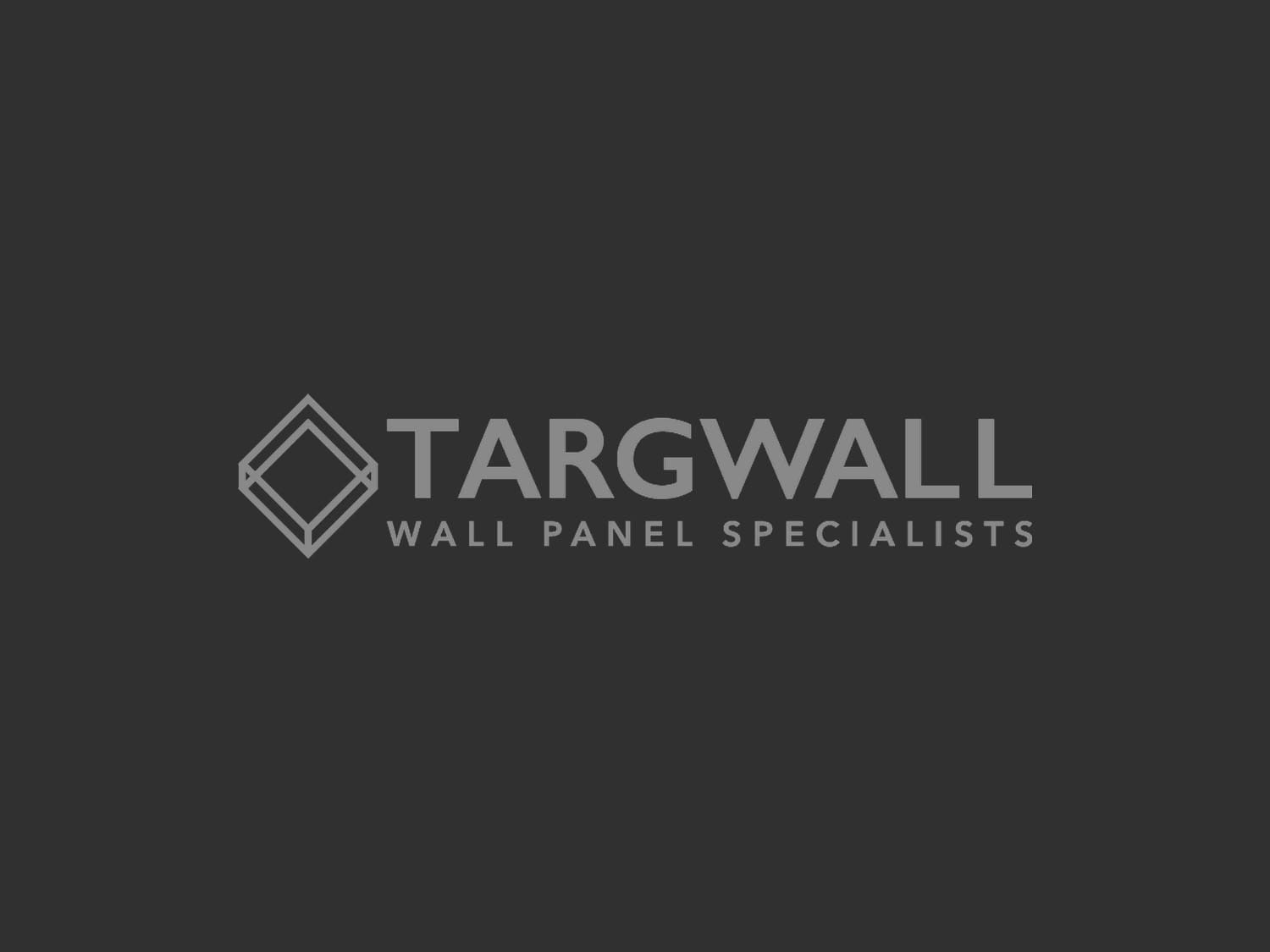 A logo designed by a freelance web designer for Targwall wall panel specialists in Essex.